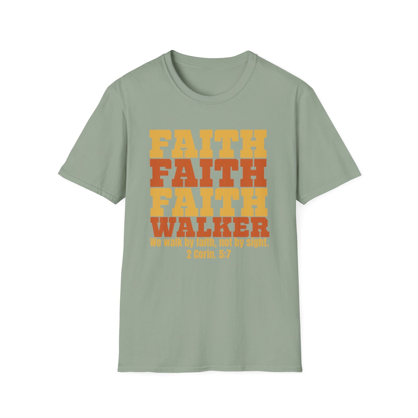"Faith Walker" Unisex Softstyle T-Shirt | Inspirational Christian Tee