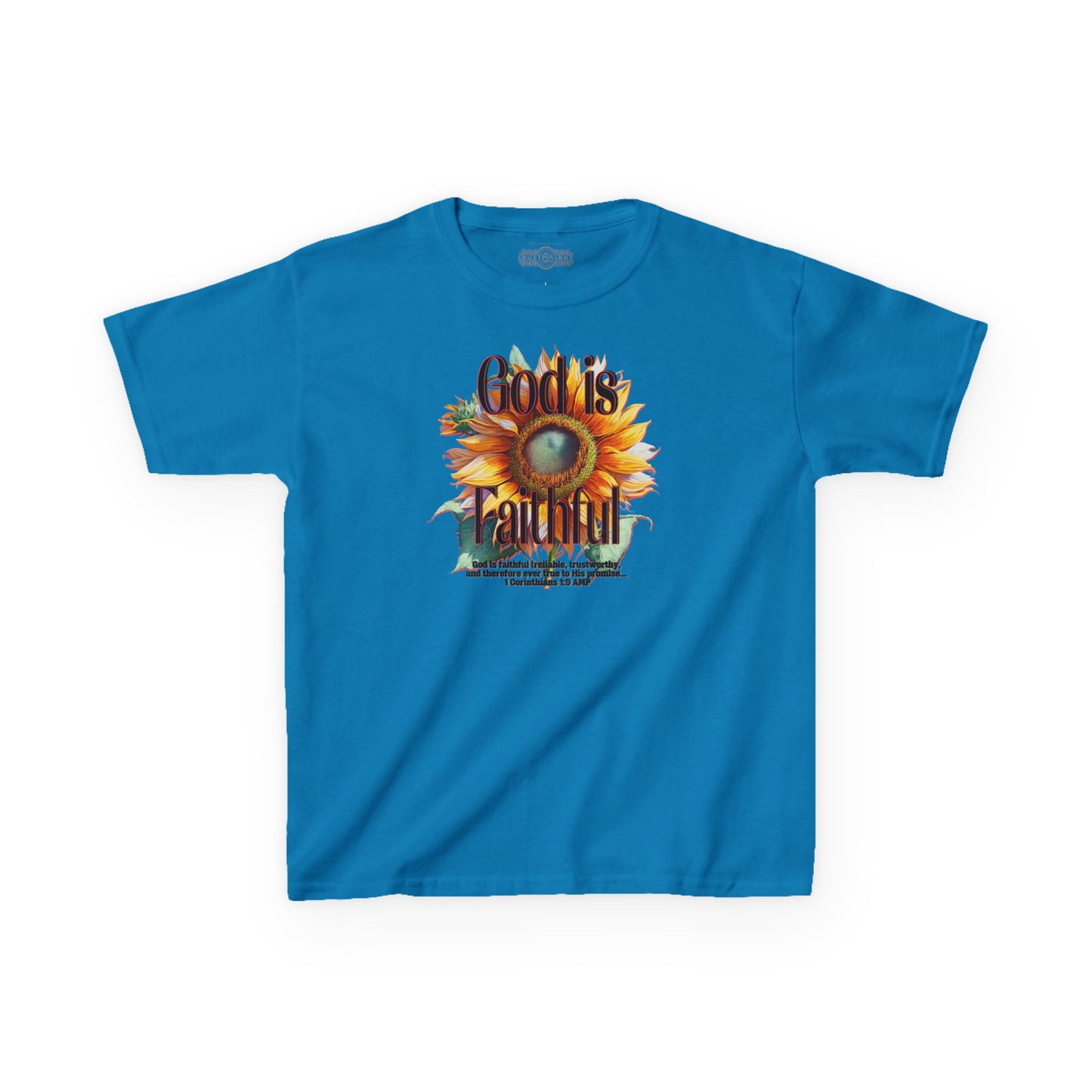 "God is Faithful" Kids Heavy Cotton™ Tee