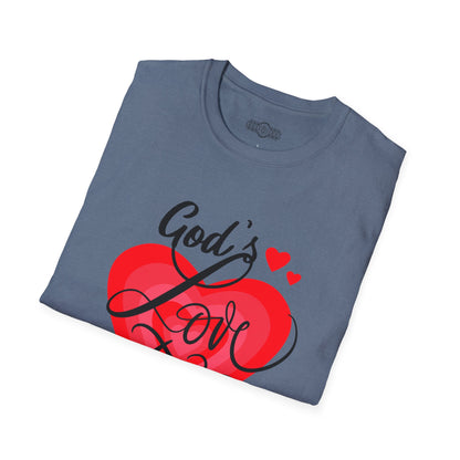"God's Love Story" Unisex Softstyle T-Shirt