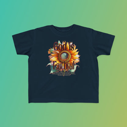 "God is Faithful" Toddler's Fine Jersey Tee