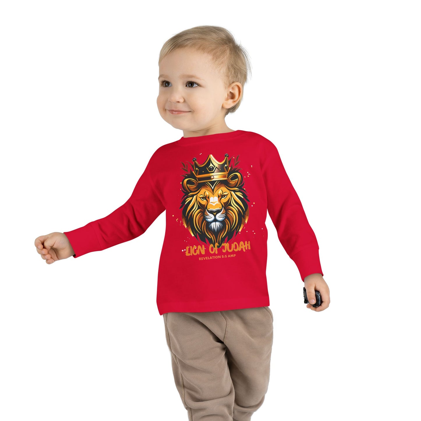 "Lion of Judah" Toddler Long Sleeve Tee