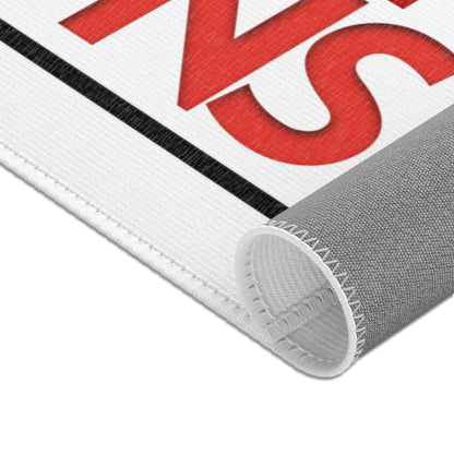 Everyday Preachers... Area Rugs [Red/Black Text] - Horizontal