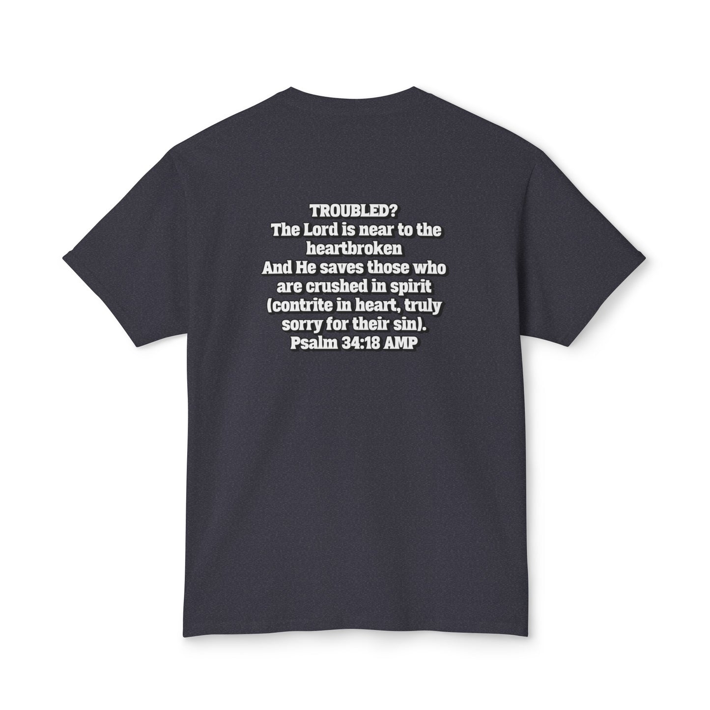 "Troubled? Get to God!" Unisex HD Cotton™ T-shirt