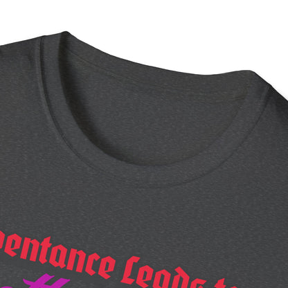 "Repentance Leads to a Better Life" Unisex Softstyle T-Shirt