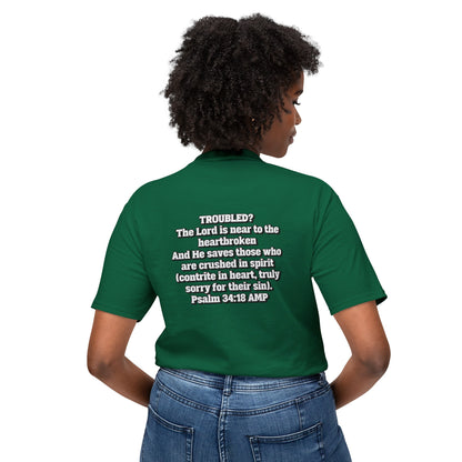 "Troubled? Get to God!" Unisex HD Cotton™ T-shirt