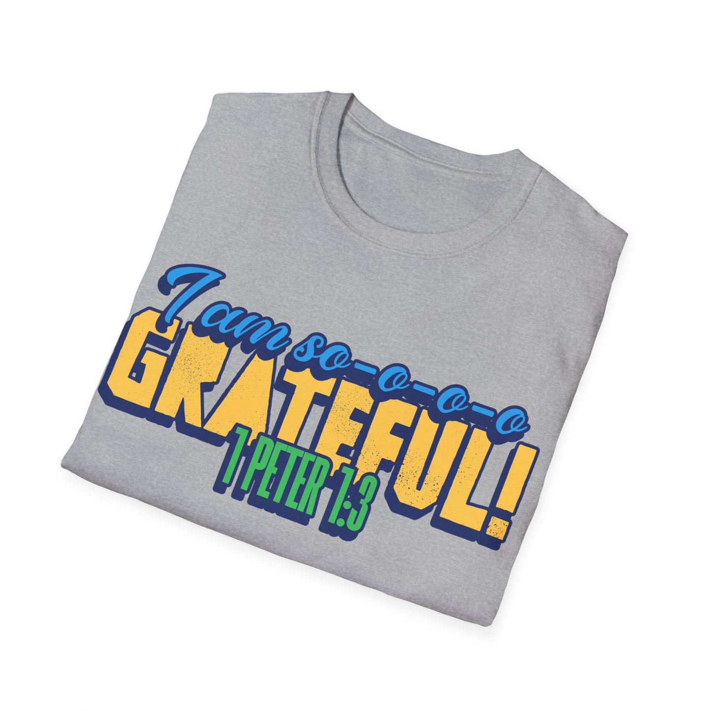 "I'm So Grateful" Unisex Softstyle T-Shirt