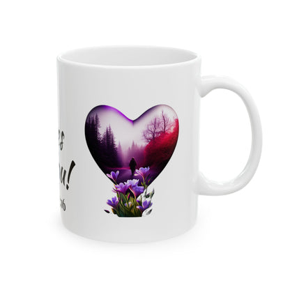 "God Loves You! Ceramic Mug 11oz