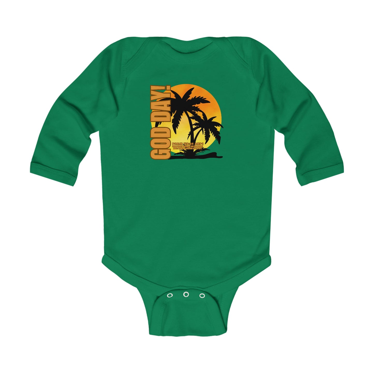 "God Day" Infant Long Sleeve Bodysuit