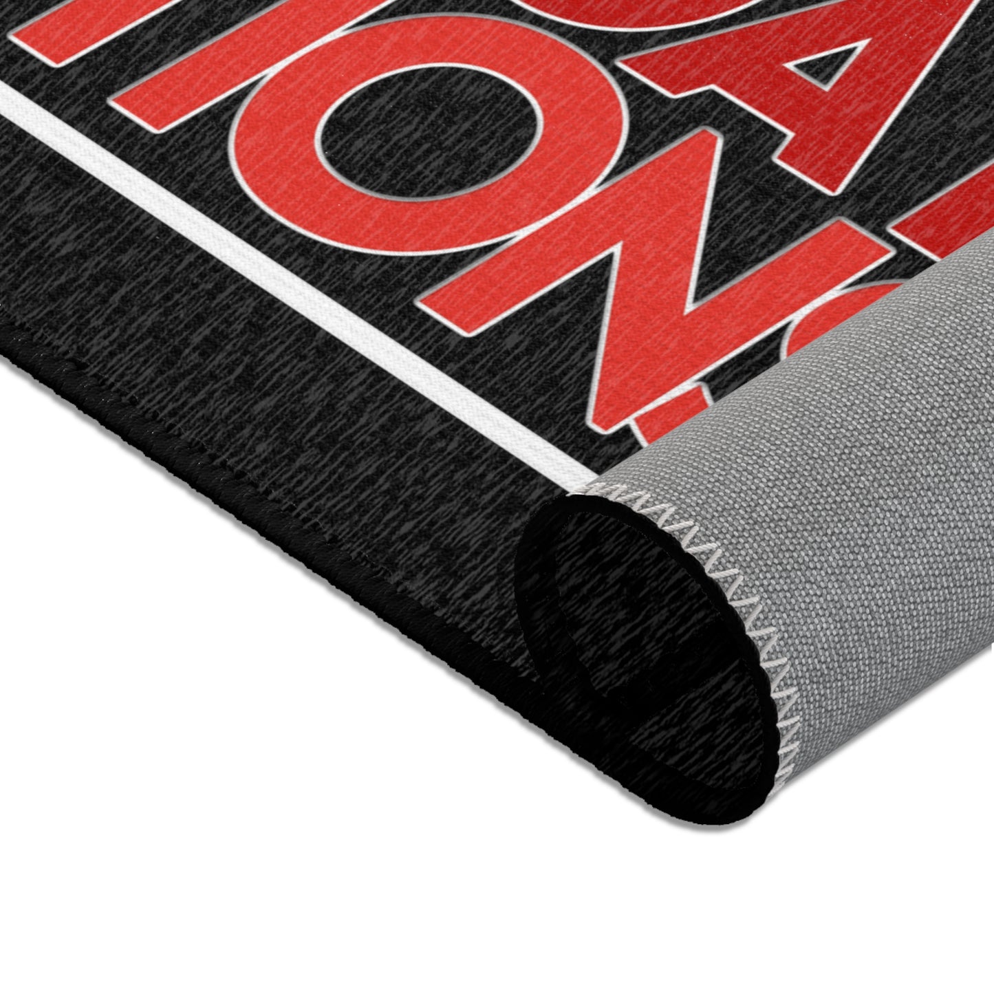 Everyday Preachers... Area Rugs [Red/White Text] - Horizontal