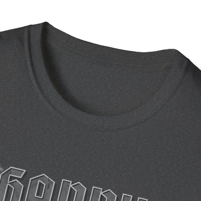 A Happy Heart Unisex Softstyle T-Shirt [Gray Text]