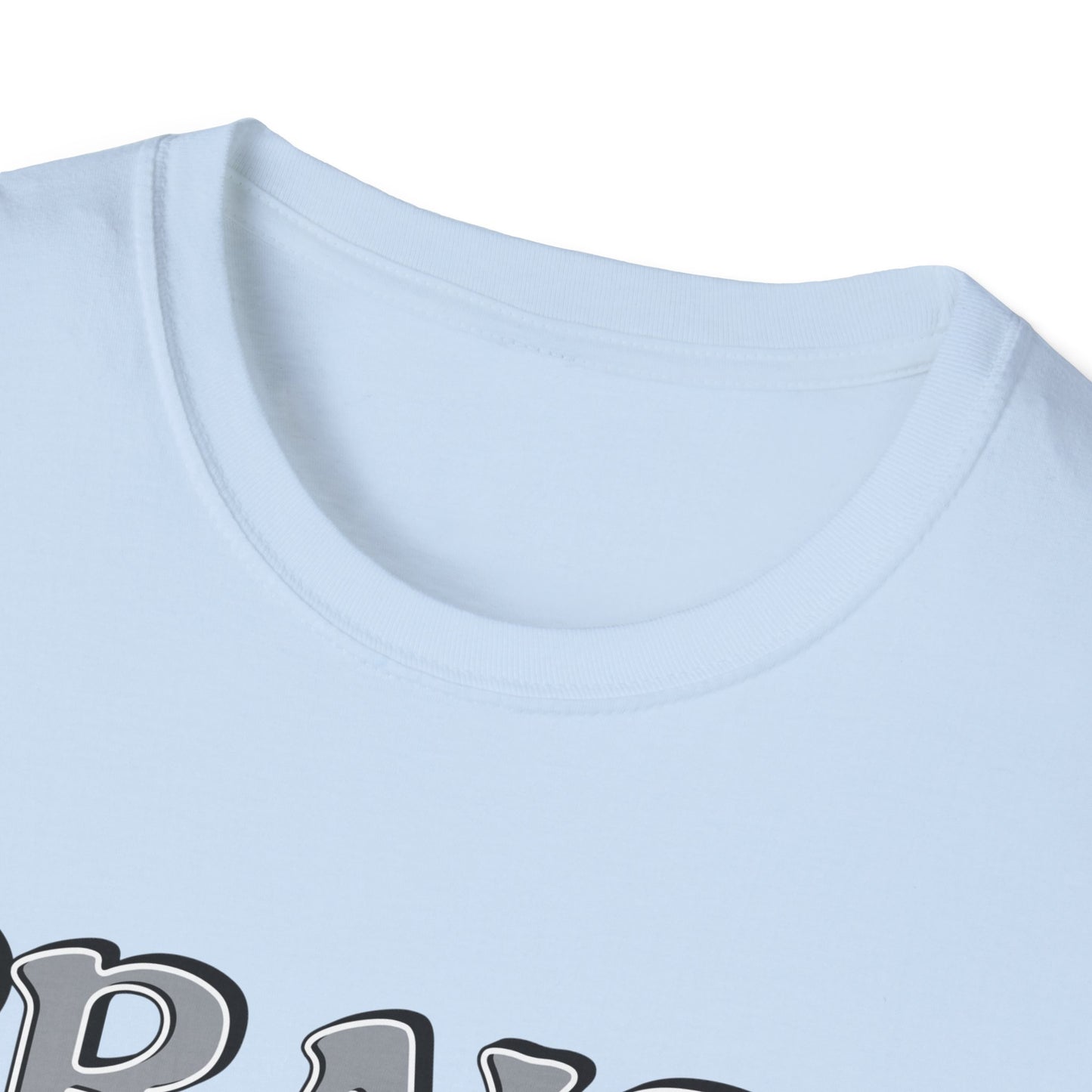 Praise Yahweh! Unisex Softstyle T-Shirt -GrayPrint