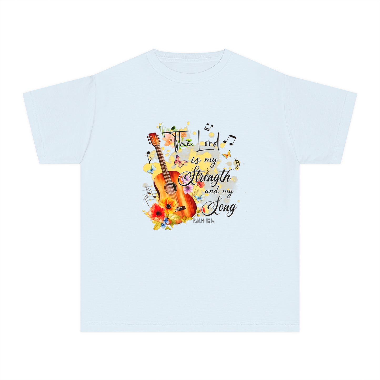 "The Lord is My Strength and Song!" Youth Midweight Tee