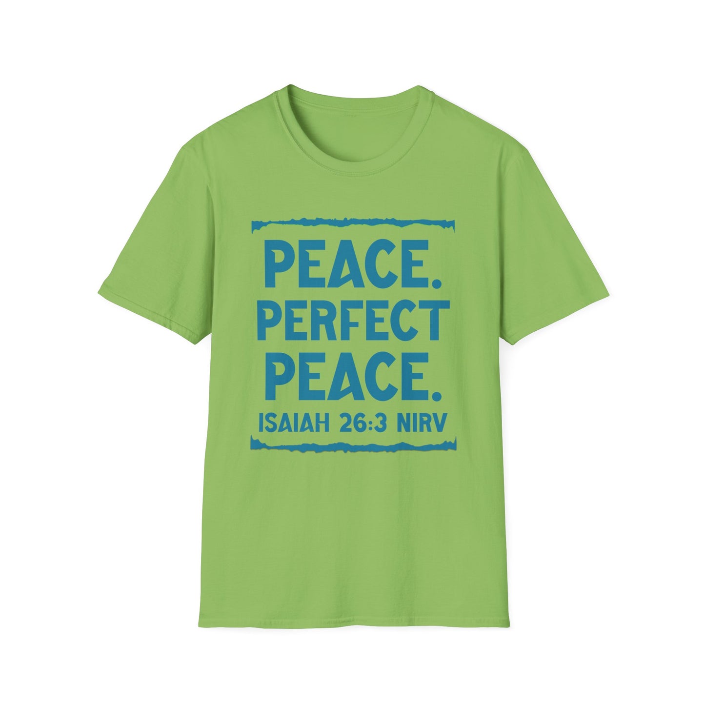 Peace. Faithful Isaiah 26:3 Softstyle T-Shirt