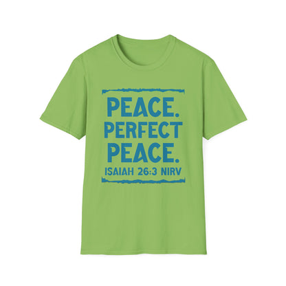 Peace. Faithful Isaiah 26:3 Softstyle T-Shirt