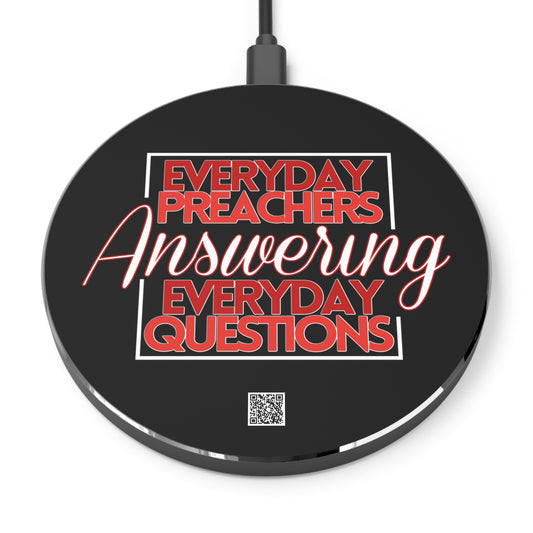 Everyday Preachers... Wireless Charger [Red/White Text]