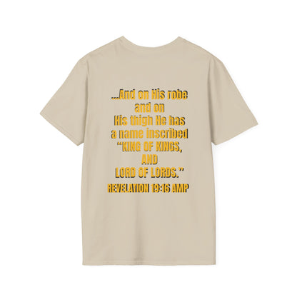 Jesus Christ- King of My Heart Christian Hope Unisex T-Shirt - Bible God Jesus Christ Encouragement