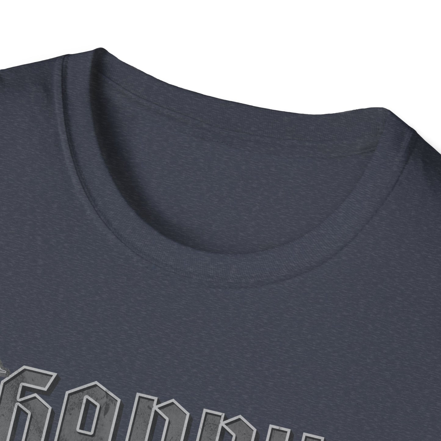 A Happy Heart Unisex Softstyle T-Shirt [Gray Text]