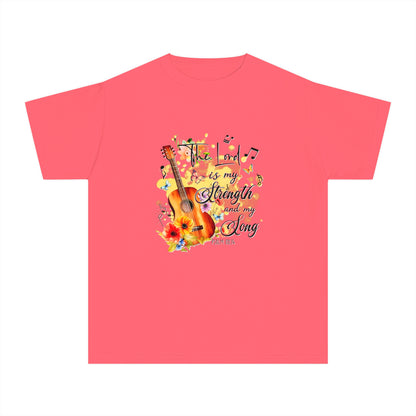 "The Lord is My Strength and Song!" Youth Midweight Tee