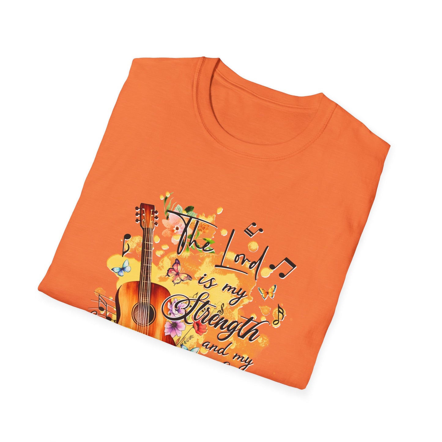 "The Lord is my Strength and My Song" Unisex Softstyle T-Shirt