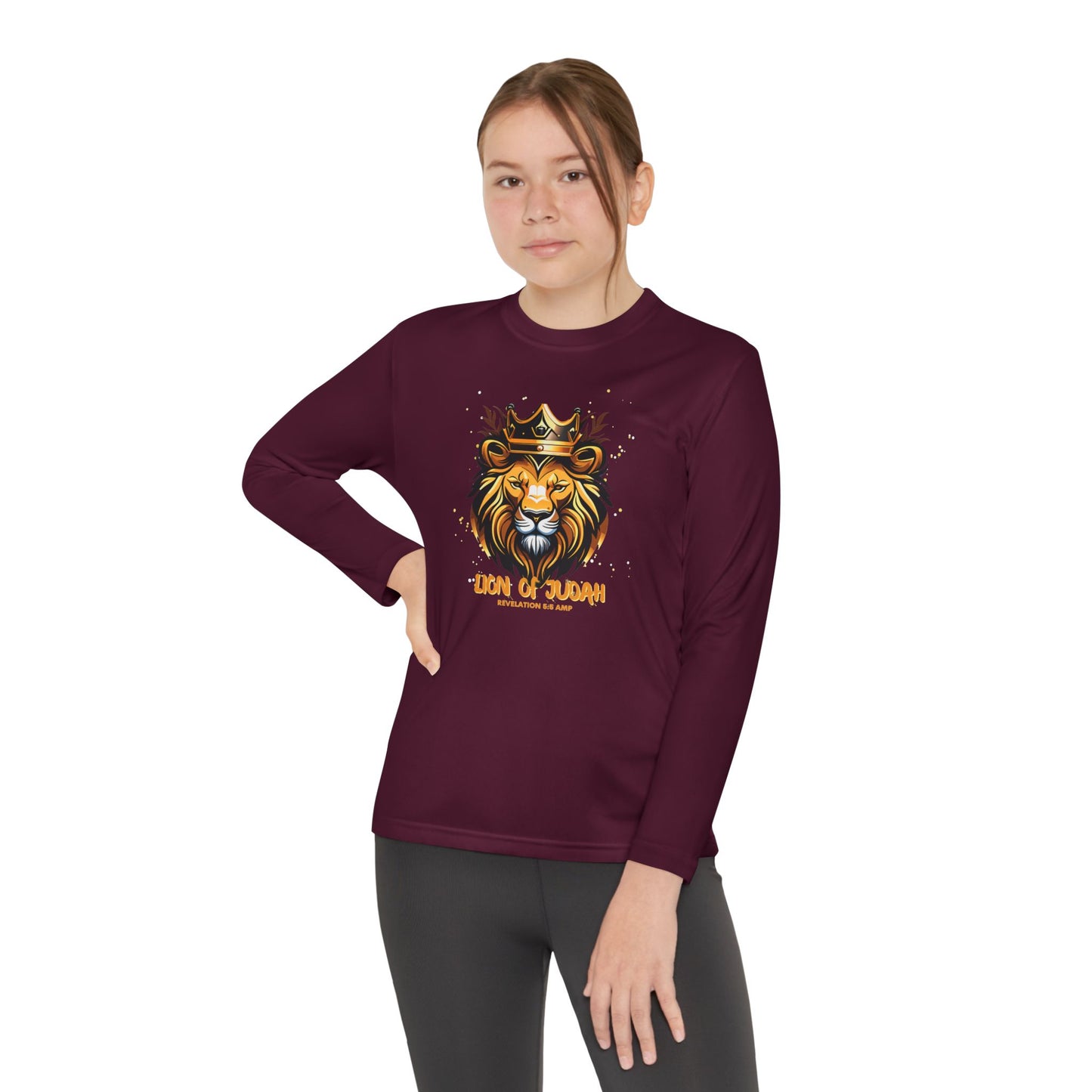 "Lion of Judah" Youth Long Sleeve Competitor Tee