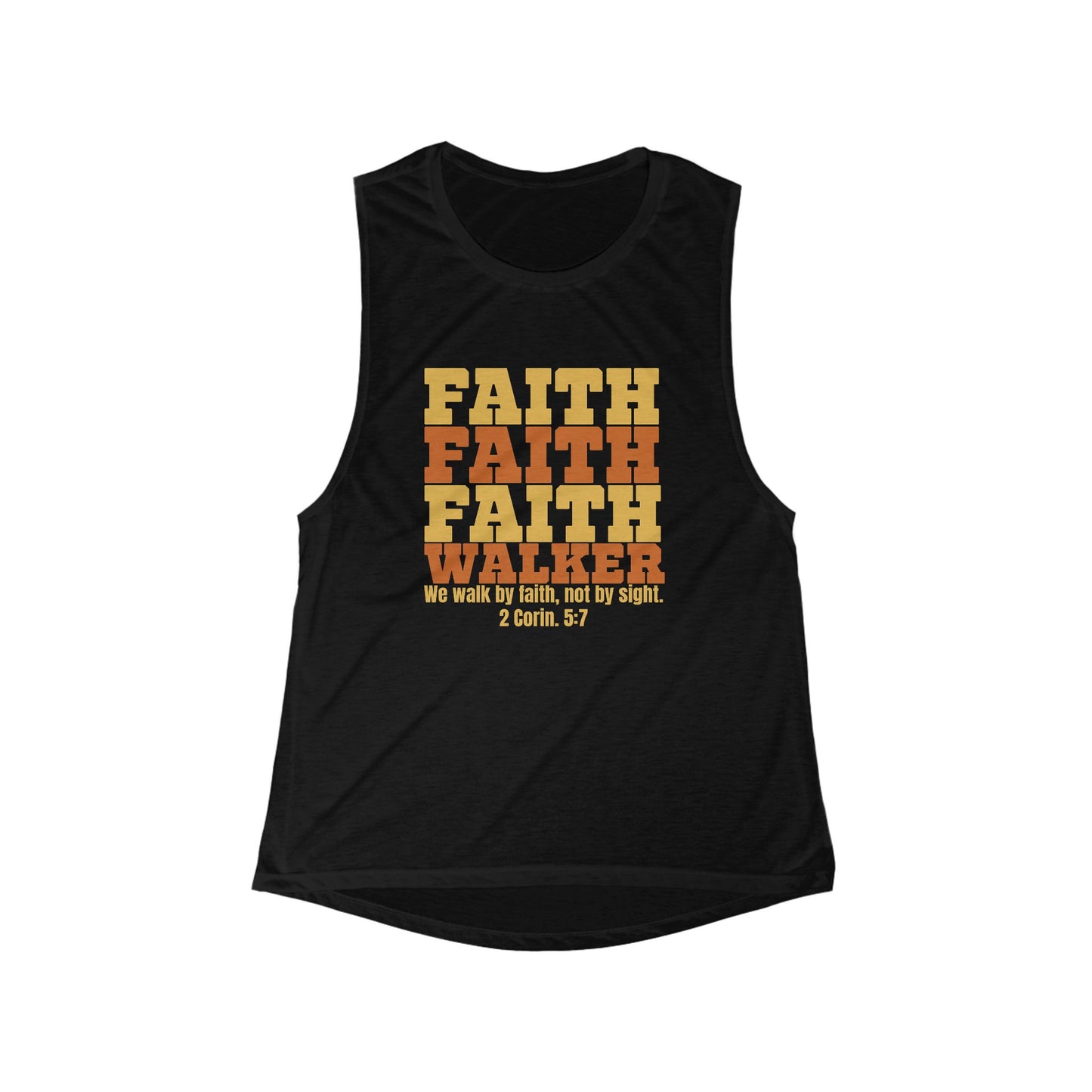 "Faith Walker" Women's Muscle Tank - Inspirational Flowy Sleeveless Top