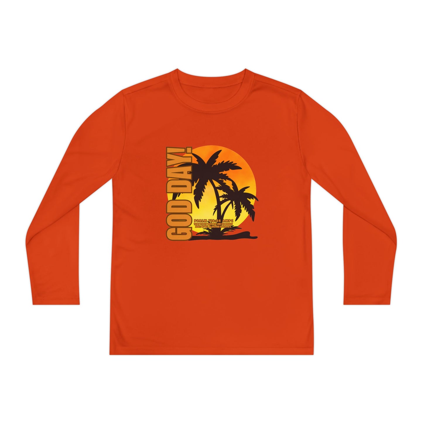 "God Day" Youth Long Sleeve Competitor Tee