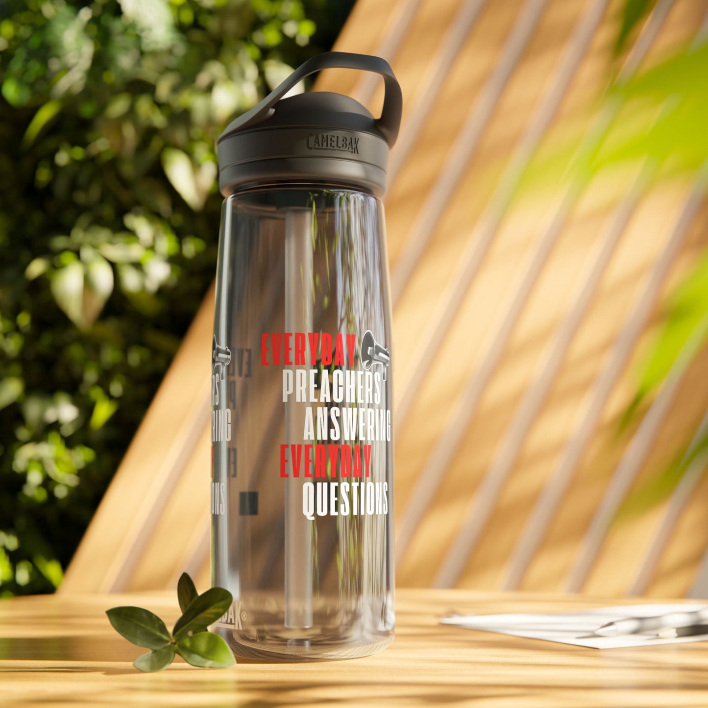 "Everyday Preachers..." CamelBak Eddy®  Water Bottle, 20oz\25oz [Red/Wht Ltrs]