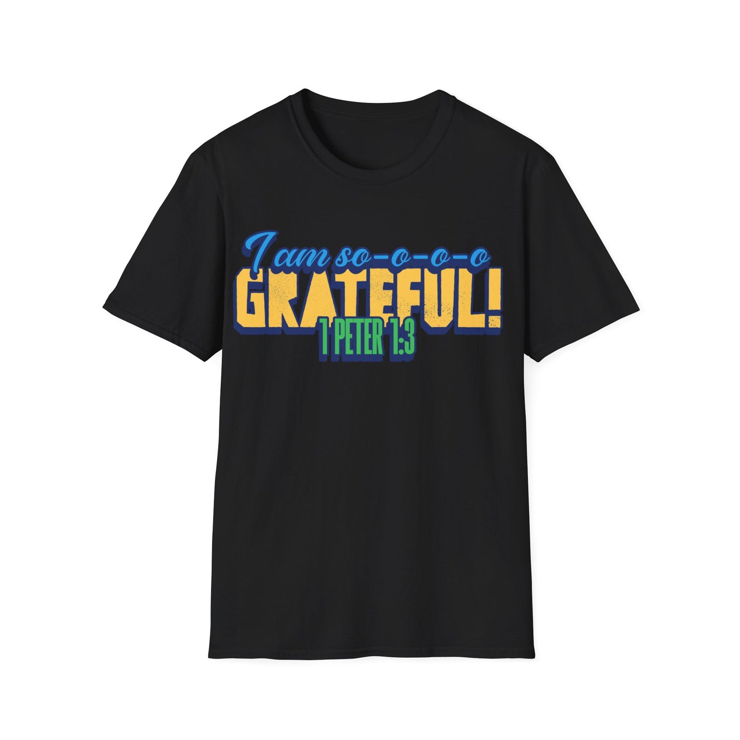 "I'm So Grateful" Unisex Softstyle T-Shirt