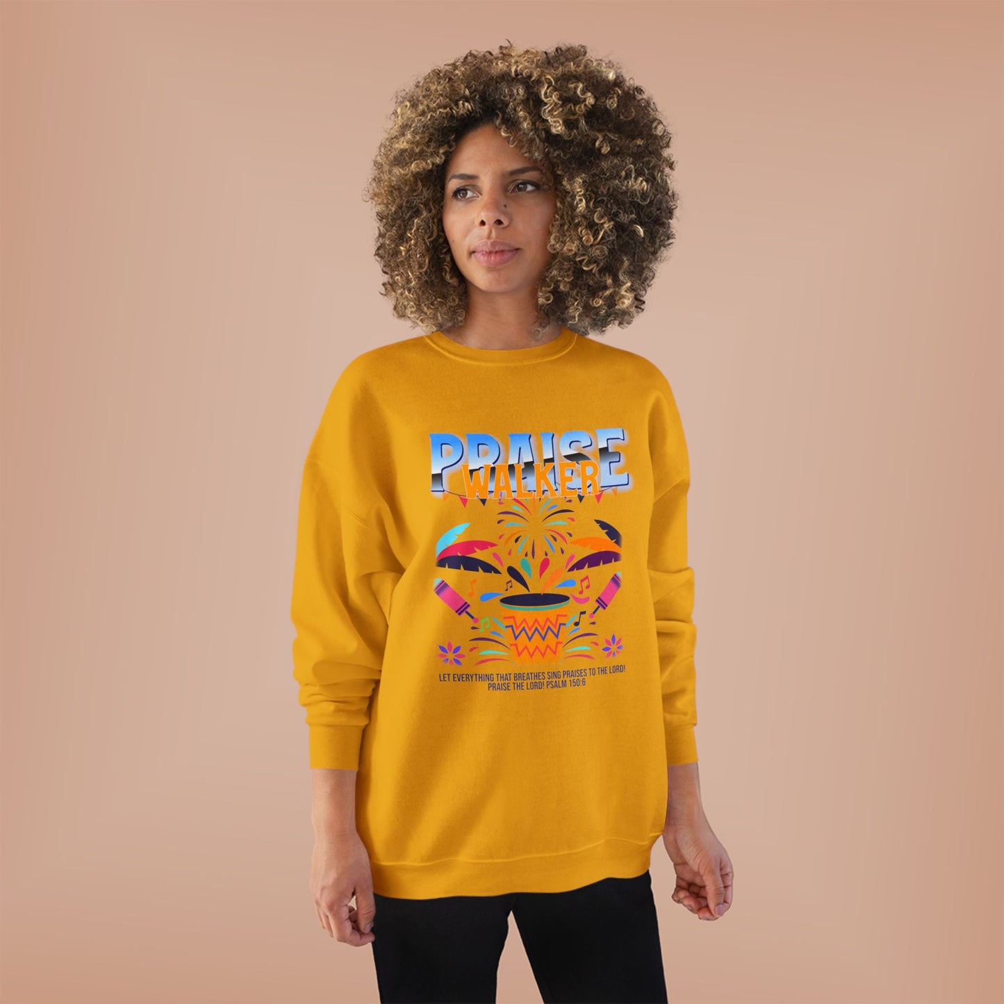 "Praise Walker" Unisex EcoSmart® Crewneck Sweatshirt