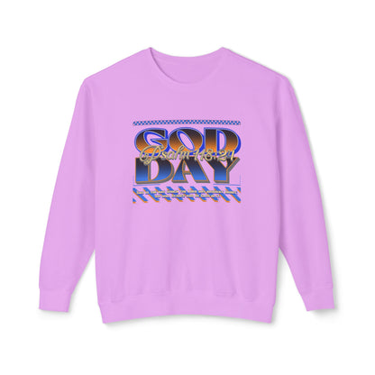 "God Day" Unisex Lightweight Crewneck Sweatshirt w/no Sleeve Text