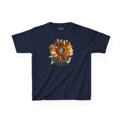 "God is Faithful" Kids Heavy Cotton™ Tee