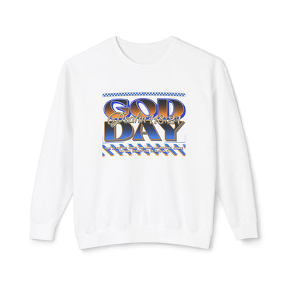 "God Day" Unisex Lightweight Crewneck Sweatshirt w/no Sleeve Text