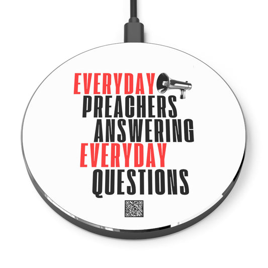 Everyday Preachers... Wireless Charger [Red/Blk Text]