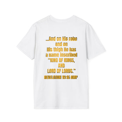 Jesus Christ- King of My Heart Christian Hope Unisex T-Shirt - Bible God Jesus Christ Encouragement
