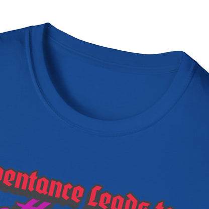 "Repentance Leads to a Better Life" Unisex Softstyle T-Shirt