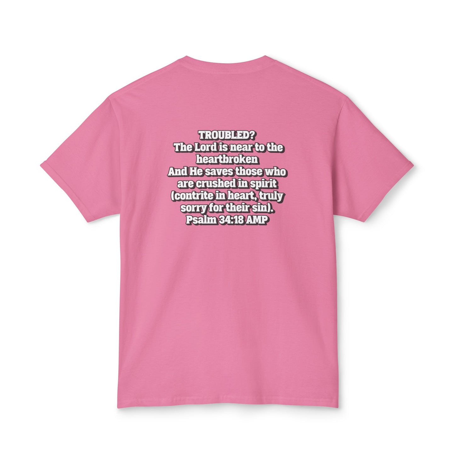 "Troubled? Get to God!" Unisex HD Cotton™ T-shirt