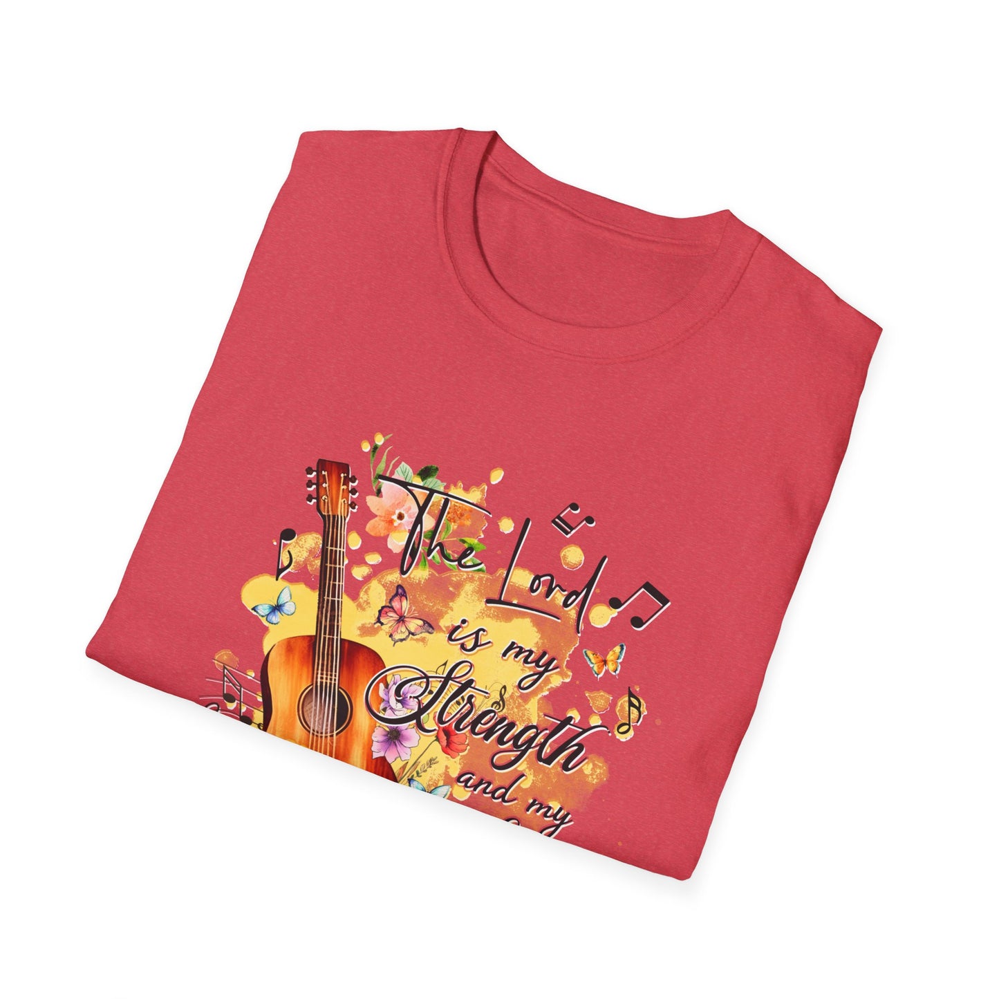 "The Lord is my Strength and My Song" Unisex Softstyle T-Shirt