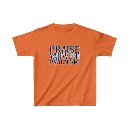 Praise Yahweh -Kids Heavy Cotton™ Tee - BlackPrint