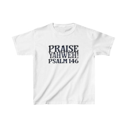 Praise Yahweh -Kids Heavy Cotton™ Tee - BlackPrint