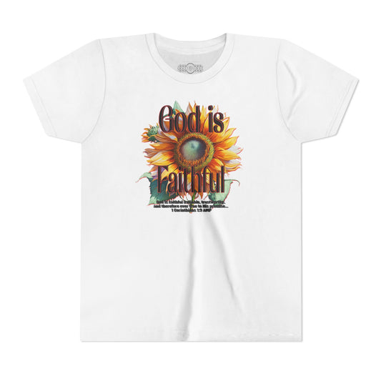 "God is Faithful" Youth Short Sleeve Tee