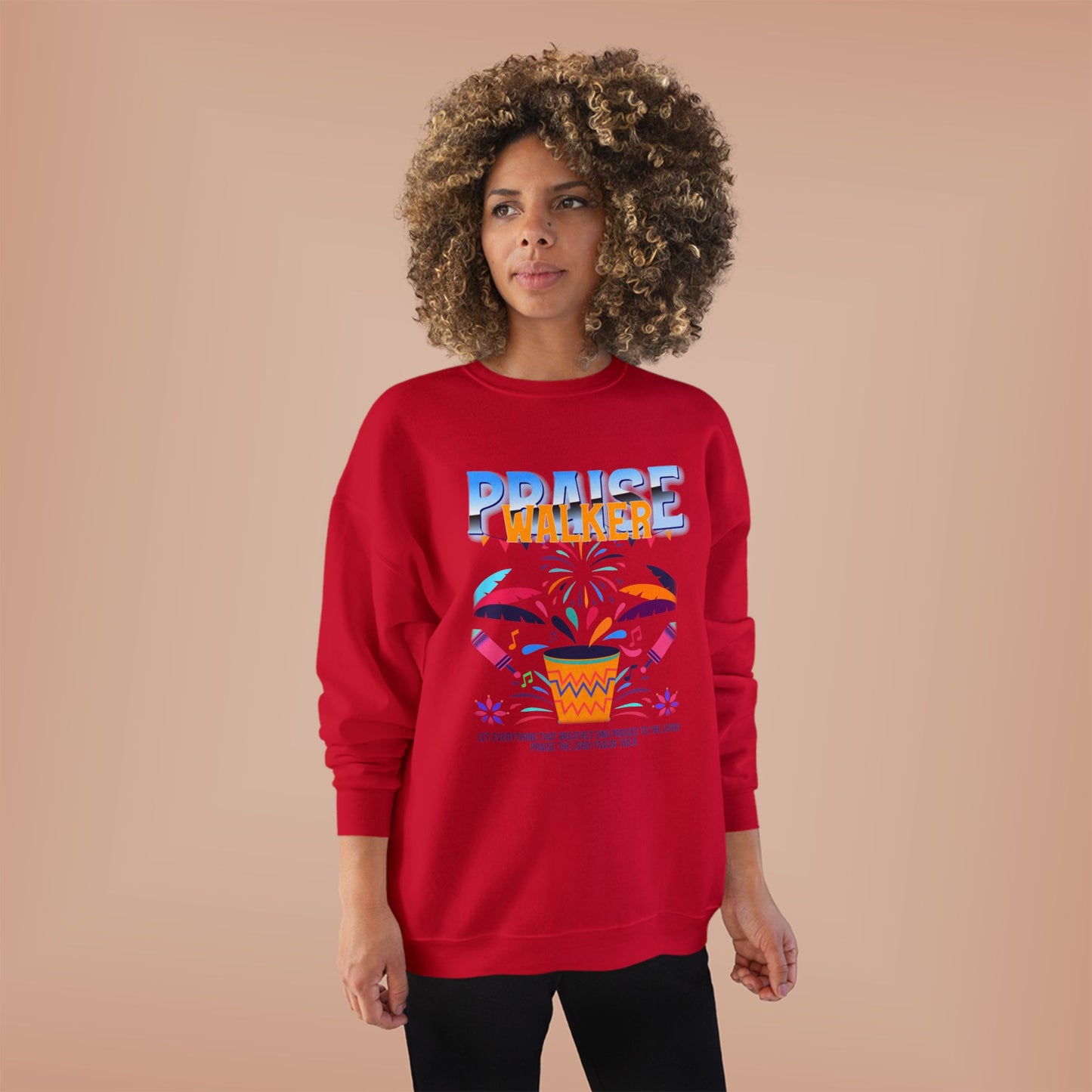"Praise Walker" Unisex EcoSmart® Crewneck Sweatshirt