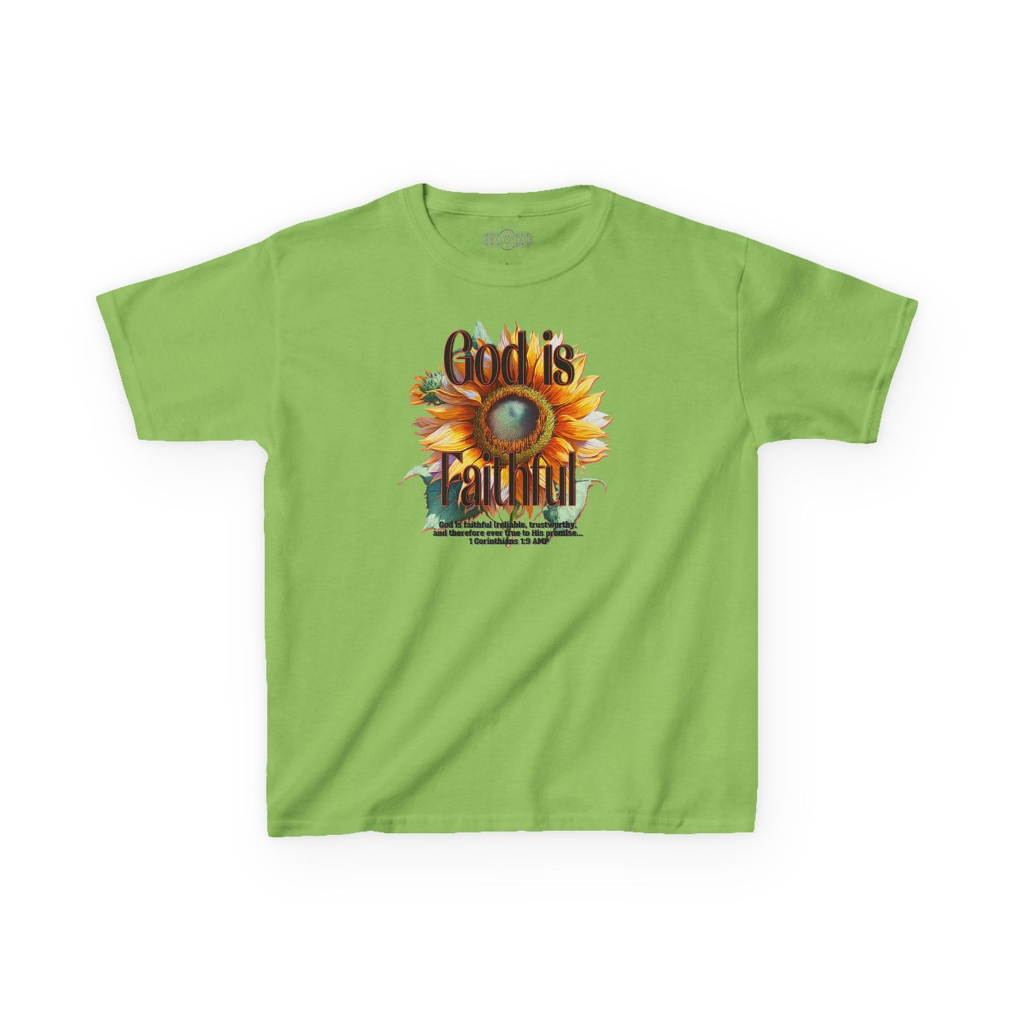 "God is Faithful" Kids Heavy Cotton™ Tee