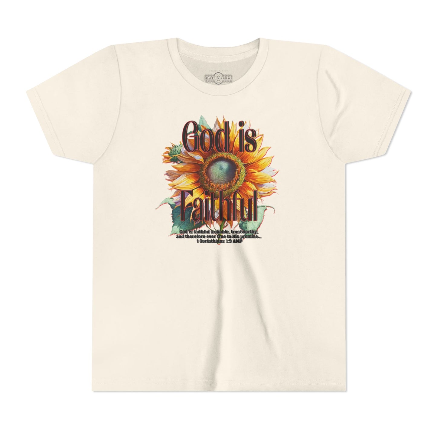 "God is Faithful" Youth Short Sleeve Tee