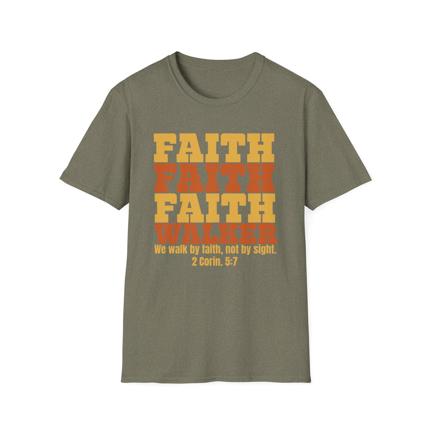 "Faith Walker" Unisex Softstyle T-Shirt | Inspirational Christian Tee
