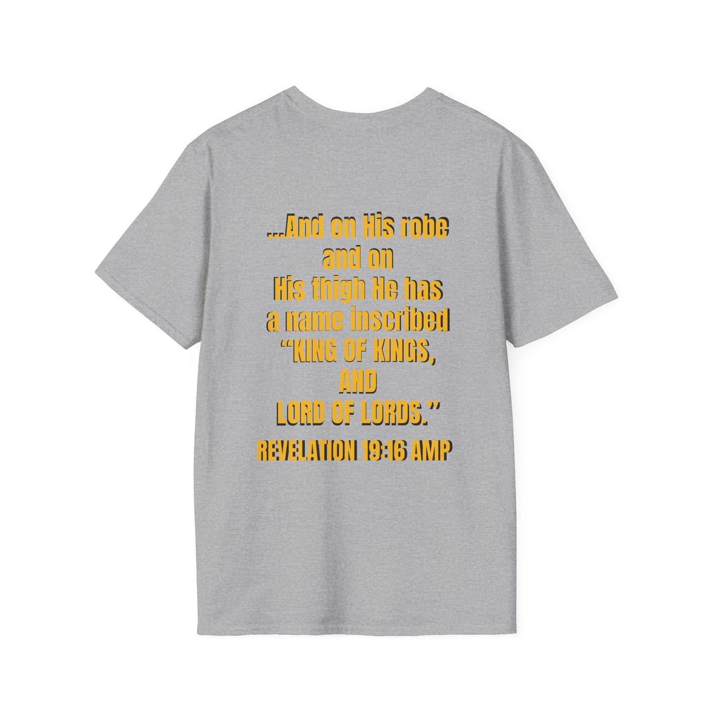 Jesus Christ- King of My Heart Christian Hope Unisex T-Shirt - Bible God Jesus Christ Encouragement