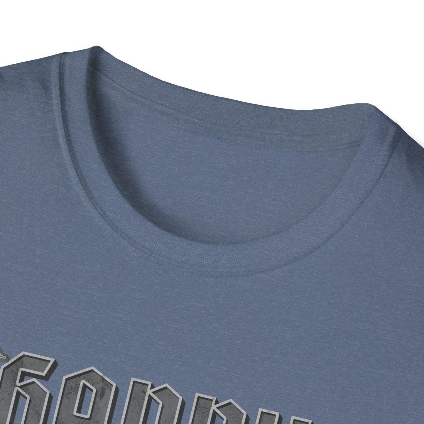 A Happy Heart Unisex Softstyle T-Shirt [Gray Text]