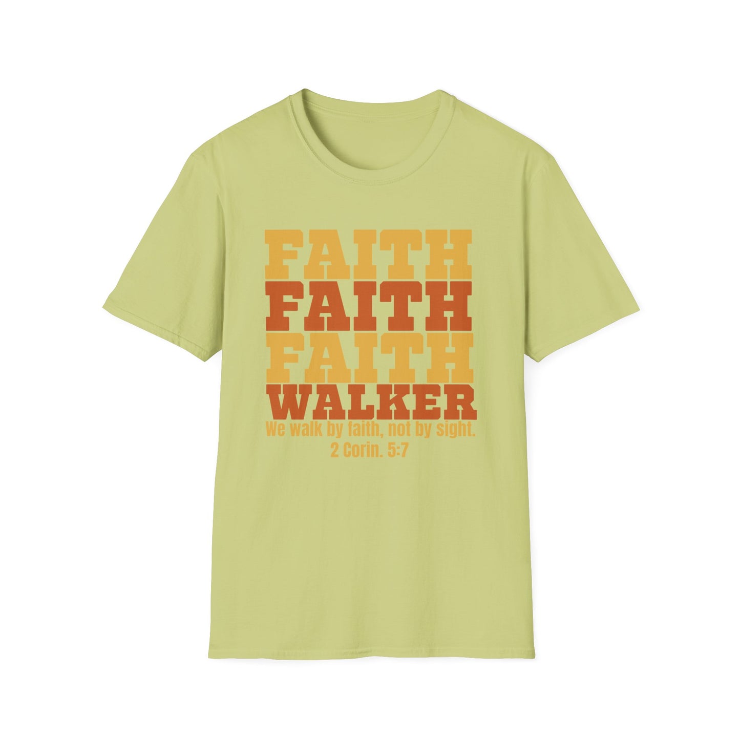 "Faith Walker" Unisex Softstyle T-Shirt | Inspirational Christian Tee