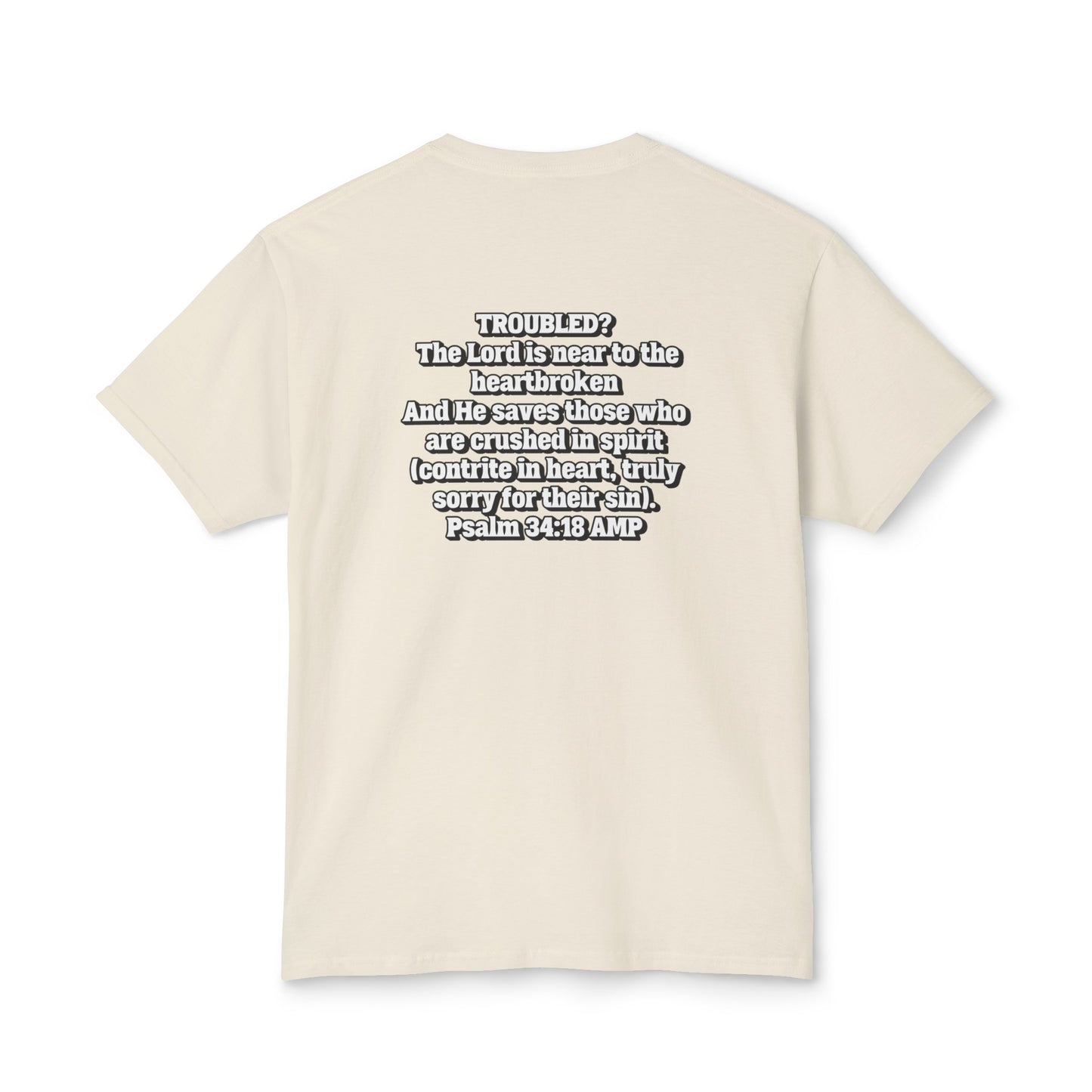 "Troubled? Get to God!" Unisex HD Cotton™ T-shirt