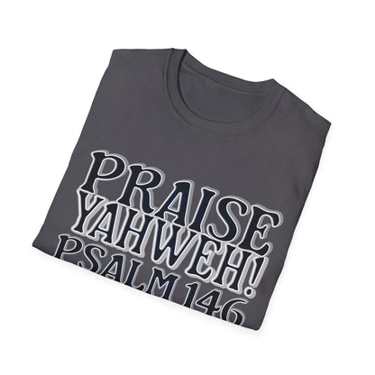 Praise Yahweh! Unisex Softstyle T-Shirt - BlackPrint
