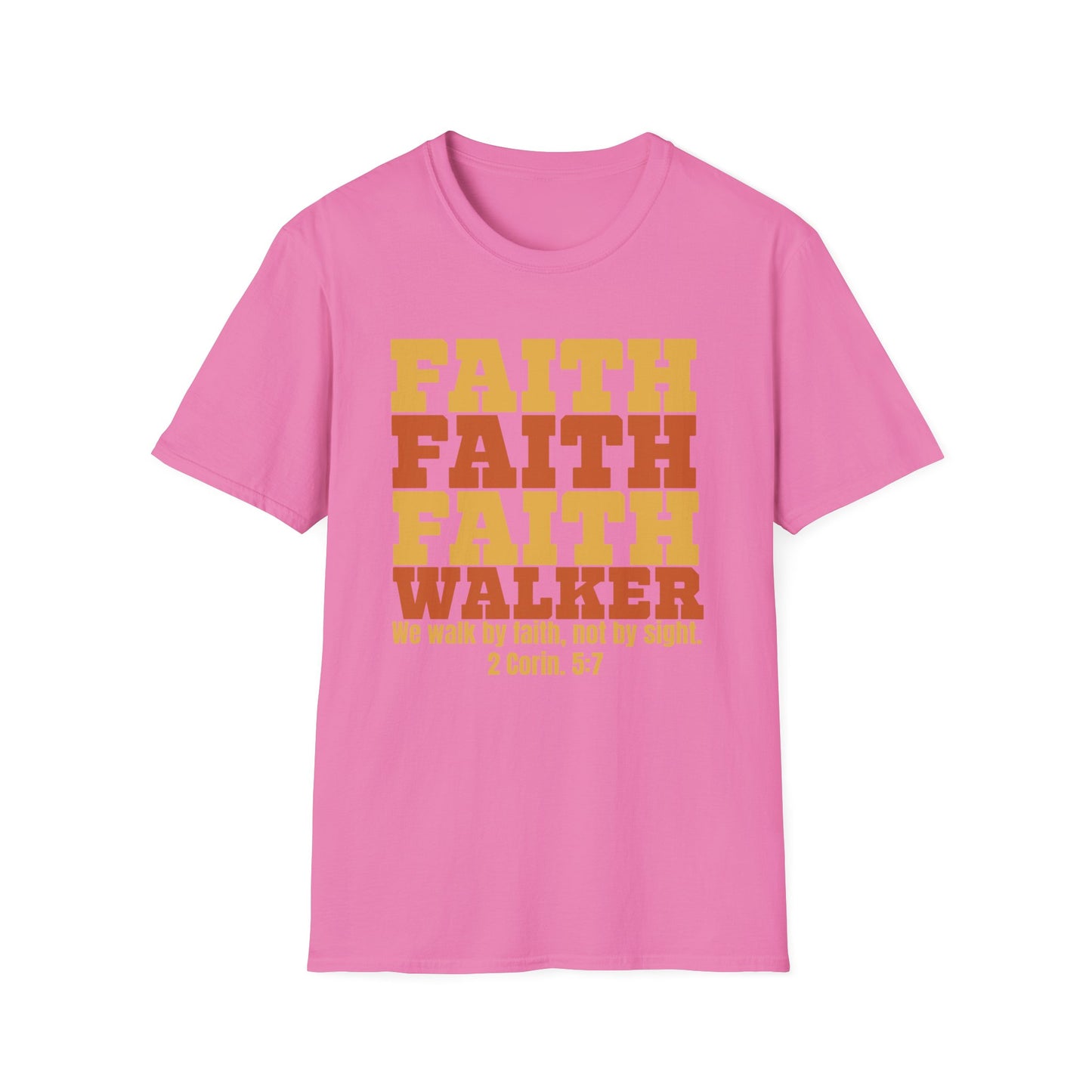 "Faith Walker" Unisex Softstyle T-Shirt | Inspirational Christian Tee